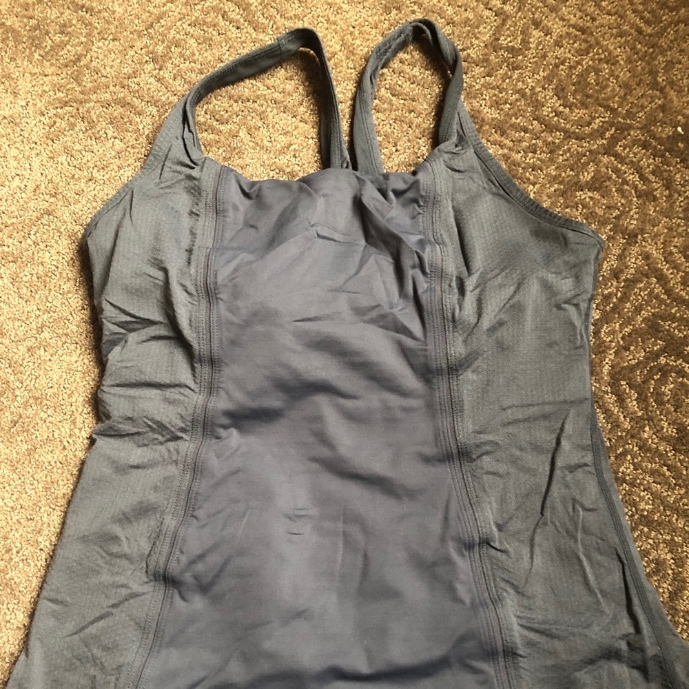 Lululemon top dark grey